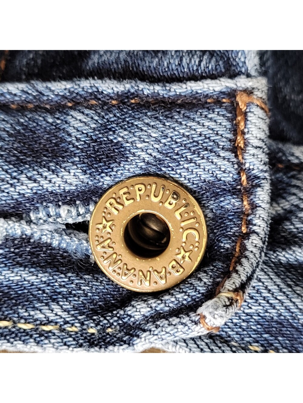 Banana Republic Vintage Straight Jeans Men's 30x30 Blue Denim Pants - Picture 4 of 4